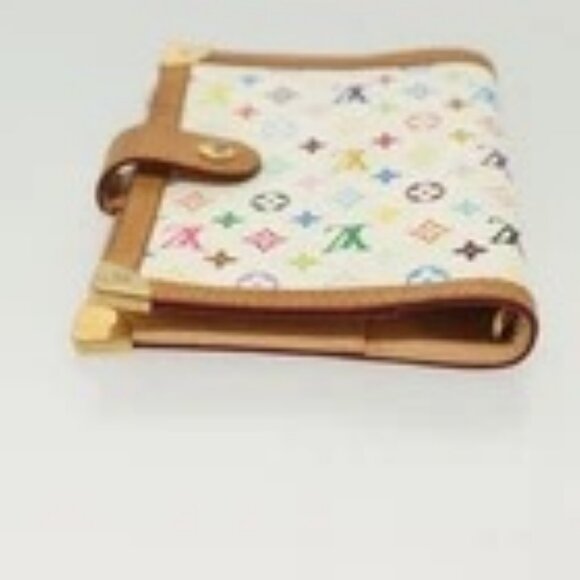 LOUIS VUITTON Multicolor Agenda PM Day Planner Cover White R21074 Auth 138936 - Picture 8 of 16